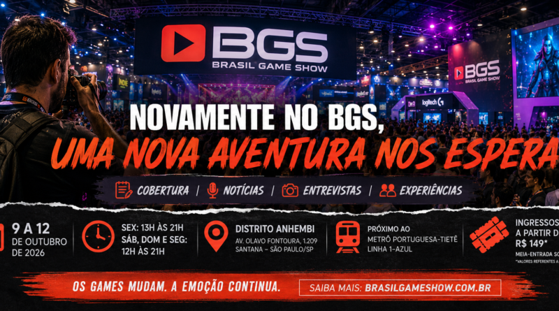 Novamente no BGS, uma nova aventura nos espera.